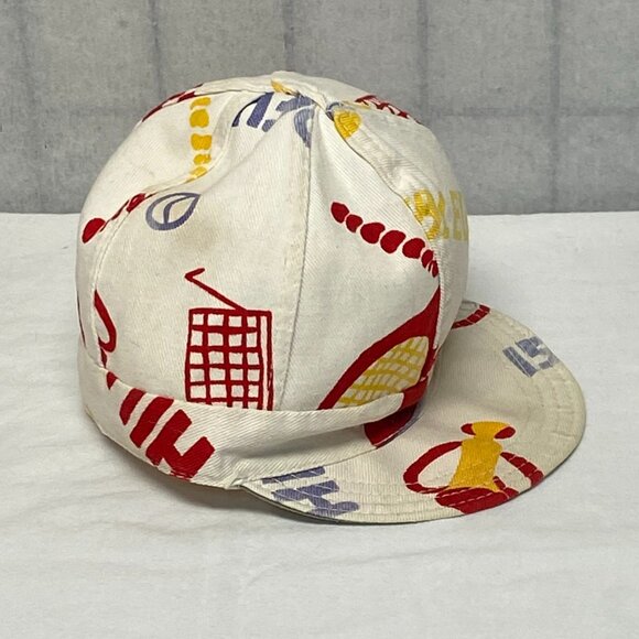 Huntsman Canvas Tennis Wimbledon Cap Hat White 6 7/8 Rare Retro Sportswear USA - Picture 2 of 8